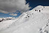Schneewandern am Cimaross Foto mit Blick auf Groglockner Alpenlandschaft Winterbild