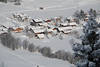 Flecken in Schnee Wintermrchen romantisches Pillerseetal Luftbild von Buchensteinwand