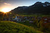 1300984_Sonnenuntergang ber Ellmau Foto Romantik Abendlicht Tal Stimmung Bergpanorama