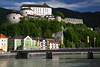 Festung Kufstein Panorama Foto Alpenstadt Huser Innbrcke Berge Landschaft Bilder