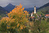 Pfronten Herbstpanorama in Allgu Alpenlandschaft Bergidylle