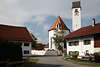 Waltenhofen Kirche Sankt Georg Strassenbild 811721 Schwangau-Foto Allgu Dorf