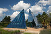 808205_ Shaikh Zayeds Wstengarten blaue Pyramide Bild von Botanischer Garten Hamburg Klein Flottbek