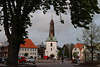 Marktplatz Glckstadt Kirche City Landschaft Dmmerung Stimmung Foto nach Regen