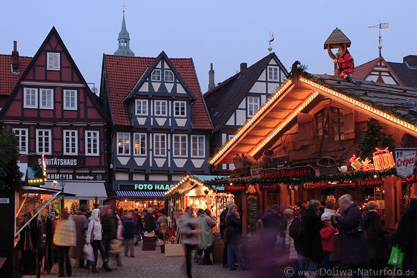 Celle Weihnachtsmarkt Fotografie Altstadt Adventszeit Weihnachtsbummel am Markt