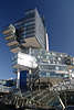 Glaspalast der Norddeutschen Landesbank in Hannover Architektur futuristisches Glasgebude