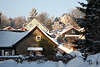 101738_Schierke Bergdorfidylle Blick Winterfoto Harzer Ferienortes Huser in Schneelandschaft von Brockenurlaub