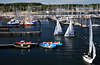 805565_ Kiel Olympiahafen Schilksee Foto Regatten Yachten, Segler & Segelboote parken whrend Kieler Woche
