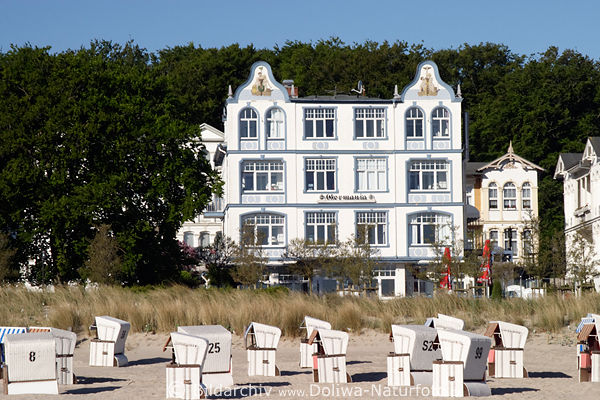 Usedom Hotel Germania in Seebad Bansin Bderarchitektur am Meer