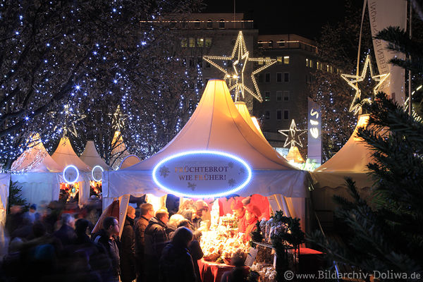 Adventsmaile Festzelte Weihnachtsmarkt Hamburg Jungfernstieg Besucher Lichtstimmung