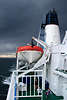 Fhreschiff Auendeck Boardseite Queen of Scandinavia Nordsee-berfahrt