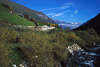 Martelltal Berglandschaft entlang Plimabach Wasser Sdtirol Foto steile Berghnge Strucher