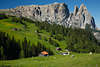 1101136_Seiser Almwiesen Khe Spitzbhel-Sessellift Naturbild unter Schlern Dolomiten-Panorama