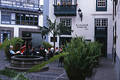 La Placeta Altstadt Café Foto in Santa Cruz de La Palma Gasse Urlaub Freizeitidylle