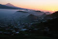 La Laguna mit Pico del Teide Teneriffa City & Vulkan bei Sonnenuntergang