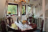 Salon Innenraum Tisch neben Treppe Ferienwohnung in Bispingen