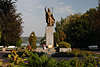Papst Johannes Paul II Denkmal in Sensburg / Mragowo Altstadt, Masuren Reisebilder