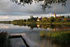 1103153_Suleyken am Schwentainen See Steg im Wasser Masuren Naturlandschaft Panoramafoto