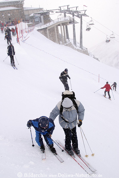 Skiurlaub am Kasprowy Wierch Berg-Skilift in 1987m Seehhe Hohe Tatra bei Zakopane