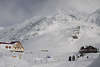 Bd1064_ Blea See Foto in Winter, zugefrorener Bergsee in 2044 m Hhe Fogarascher Berge in Schnee