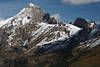 Kendlspitze felsiger Gipfel im Schnee 3088 m steile Berghnge