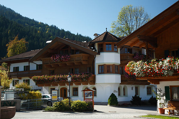 Gstehaus Brantlhof in Going am Wilden Kaiser Tirol Reise Unterkunft im Dorfzentrum