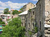 Bd0090_ Mostar steinerne Huser Foto Architektur historischer Altstadt mit engen Gassen