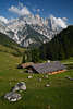 913332_Bindalm Romantik Berglandschaft Naturbilder Berghtten vor Ramsauer Dolomiten Fotos Reiteralpe 2286m Hhe im Klausbachtal