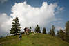913520_Toter Mann Bergpanorama Fotos Gipfel Wanderer ber Hochschwarzeck Naturbilder Ramsauer Berglandschaft