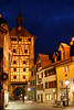 Schnetztor Turm in Konstanz Nachtfoto historische Altstadt Romantik am Bodensee