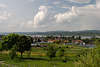 601482_ Insel Reichenau grne Felder vor Ortsteil Mittelzell Foto, Burg Mnster St.Maria & Markus am Gnadensee