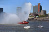 Feuerschiff Wasserfontnen vor Landungsbrcken Hamburg
