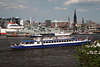 Groe Hafenrundfahrt mit Classic River Ausflugsschiff beim Hamburger Hafengeburtstag Schiffsparade
