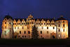 Palast Celle Nachtfoto mit Christbaum Lichter Romantik Advent Schloss Architektur Nachtbild