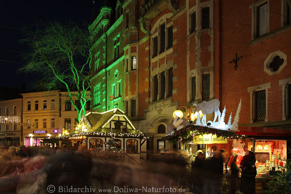 Oldenburg Weihnachtsmarkt Nachtlichter Kirchenstrae Advent Besucher