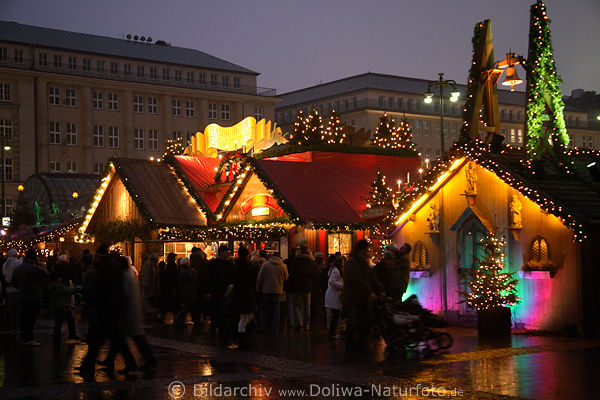 Weihnachtsmarkt Foto Marktgasse am Rathausplatz Adventstnde Lichter