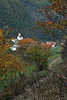 0834_Schnals Bergtal Wanderpfad durch Sdtirols Herbstlandschaft Naturferien Bild oberhalb Bergdorf Katharinaberg