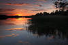 Masuren Sonnenuntergang Naturfoto rtliche Wasserlandschaft HessenSee bei Eisermhl