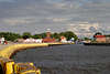 705717_ Rgenwaldermnde, Darlwko Hafen-Eingang, Mole Foto an Wippermndung in die Ostsee