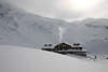 Bd1075_Cabana B�lea Lac Bergh�tte Romantikbild im Winter umh�llt von Schnee Fogarascher Berge