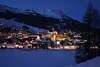 901507_Sankt Moritz Romantik Skyline Nachtlichter Fotos Winterlandschaft ber St. Moritzersee in Schnee Schweizer Alpen
