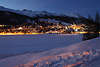 901508_St.Moritz Skyline nchtliche Lichter Panorama Winterlandschaft Foto ber Moritzersee in Schnee