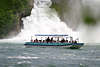 Rheinfall Schifffahrt Felsen-Bootsfahrt Wasserfall Gischt Wassermassen