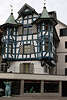 600711_ Blaues Haus & Blaubr Foto in St. Gallen Architektur, Schweizer Kulturstadt Sankt Gallen Reisebild