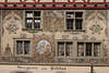601745_  Fresken & Fassadenmalereien Foto von Stein am Rhein, Wandmalerei am Haus zum Pelikan Fresken