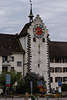 601861_ Untertor Foto, Stein am Rhein Turm mit Uhr am Eingang zur historischer Altstadt zur altem Stadtkern