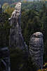 710150_ Sandsteinfelsen Doppelturm foto, Felsentrme in Prachovske skly   bizarren Felsenwelt Foto