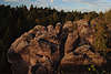 710235_ Bizarre Felsengebilde Foto von Prachovske skly in Abendlicht, Sandsteinfelsen im Naturschutzgebiet
